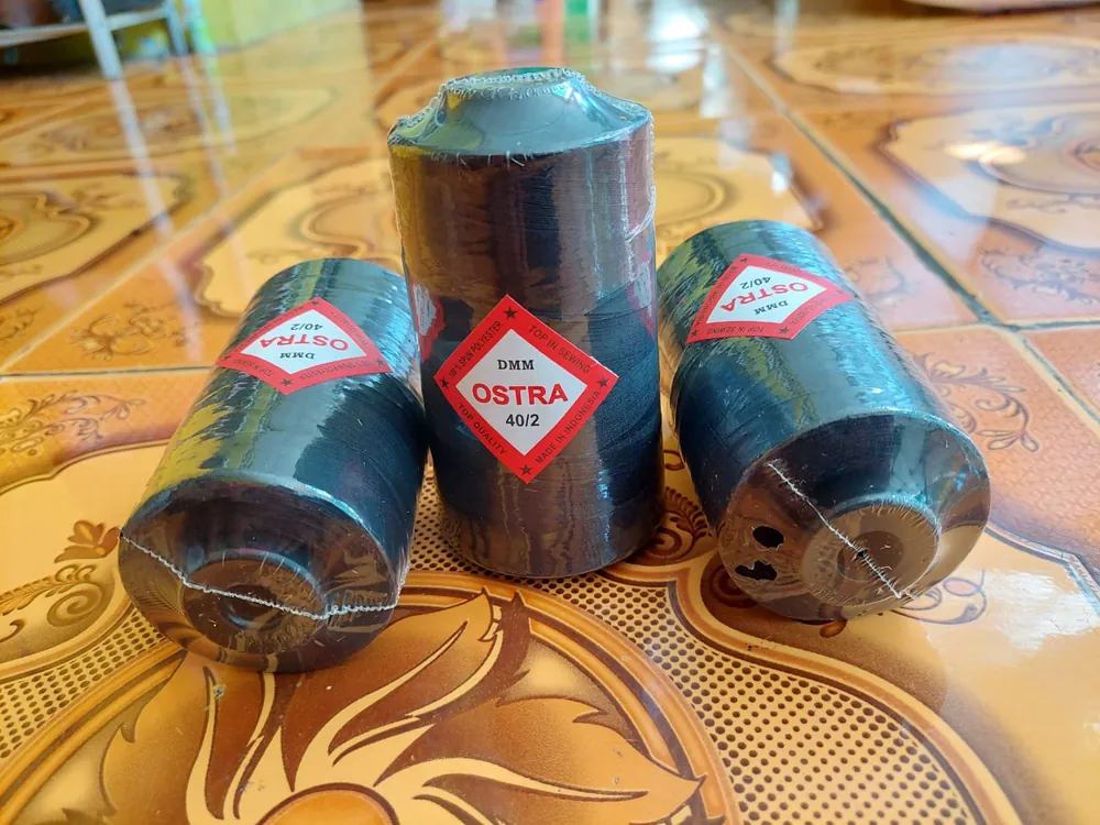 Benang Spun Polyester produksi PT Mustika Benang Brilian